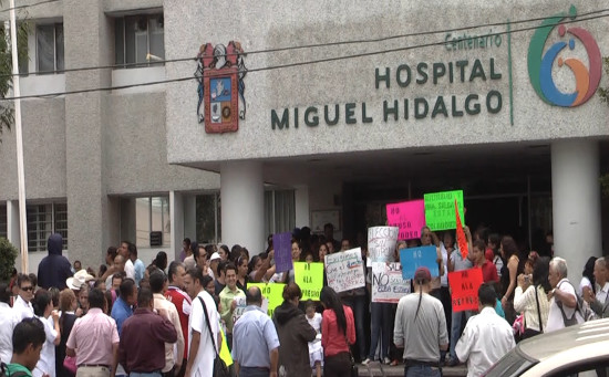 “Goteras” en el Hospital Hidalgo