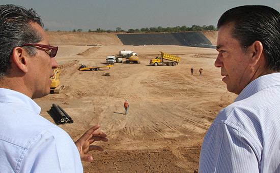 En tiempo y forma la construcción de la VI etapa del relleno sanitario