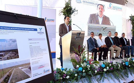 Entrega el alcalde de Aguascalientes el primer parque industrial para PyMEs del centro del país
