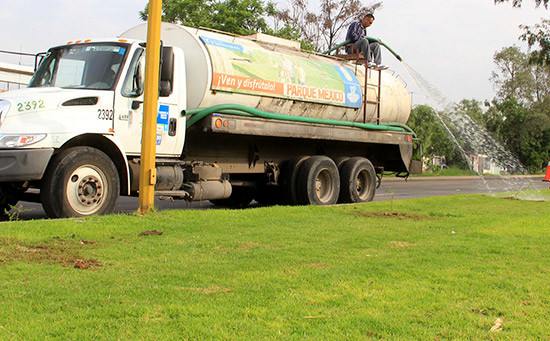 Registra gobierno municipal de Aguascalientes importante ahorro de agua de riego en áreas verdes