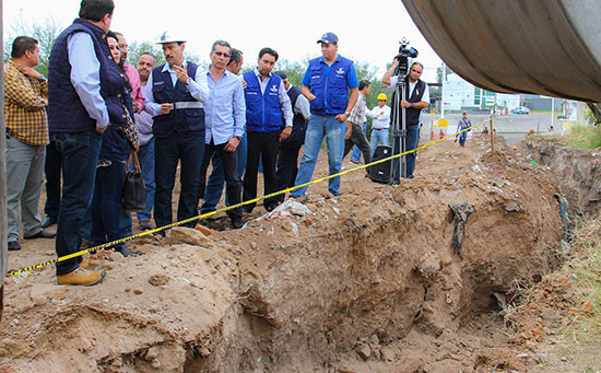 Obras eficientes del gobierno municipal evitarán contaminación en el oriente citadino
