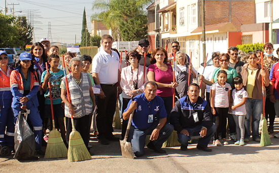 Realizó gobierno municipal de Aguascalientes jornada comunitaria de limpieza