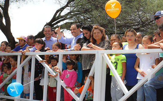 Entregó el alcalde Juan Antonio Martín del Campo nueva infraestructura en Norias de Ojo Caliente