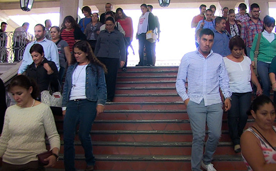 REALIZA PRESIDENCIA MUNICIPAL DE AGUASCALIENTES SIMULACRO DE EVACUACIÓN