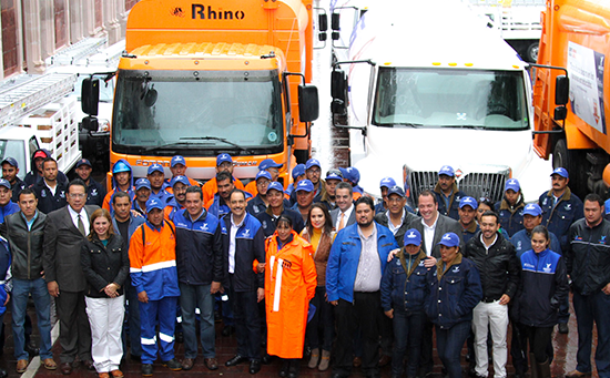 Fortalece el gobierno municipal la calidad de los servicios publicos con nuevo parque vehicular