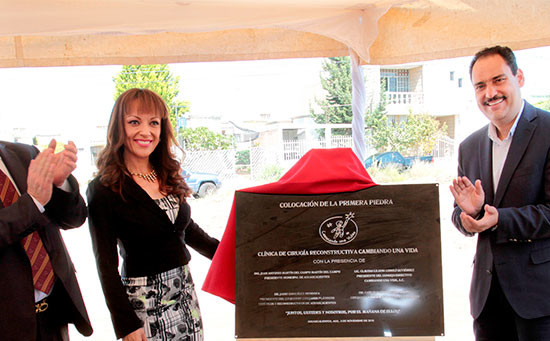 Se suma gobierno municipal de Aguascalientes a labor altruista para construcción de clínica de cirugía reconstructiva
