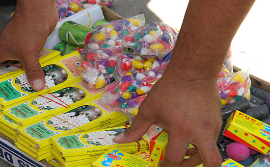 Realizó el gobierno municipal operativo para decomisar la pirotecnia