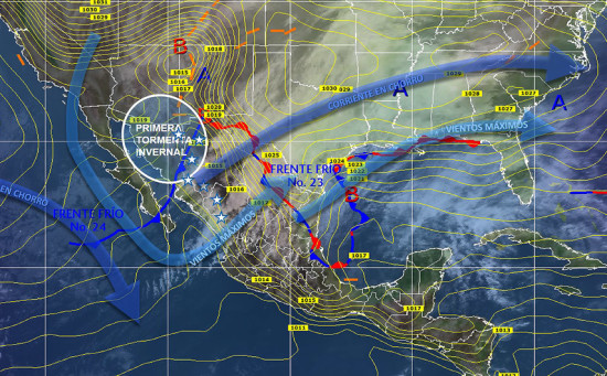 SE ESPERAN LLUVIAS EN LAS PROXIMAS HORAS EN EL TERRITORIO NACIONAL