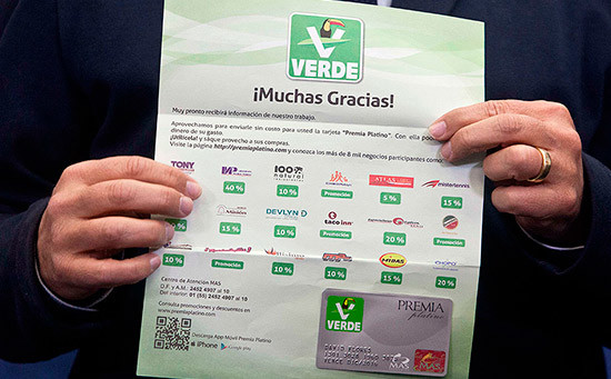 TEPJF fija nueva multa al PVEM por no suspender entrega de tarjetas de descuentos